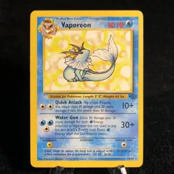 Vaporeon - NM/LP Non Holo Rare - Vintage 28/64 Many Pics Jungle Set Pokemon Card - Image 1