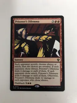 Prisoner's Dilemma MTG Magic the Gathering Card NM Near Mint MKC - Image 1