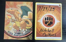 Charizard Foil 1999 Topps Pokemon TV Animation Edition Card #06 NM - Image 2