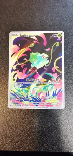 Bulbasaur 133/132 EN-Mega Evolutions Illustration Rare Pokemon Card Near Mint - Image 1