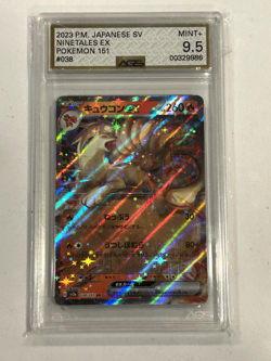 Ninetales ex [AGS 9.5] - 038/165 Sv2a: Pokemon Card 151 Holo (Japanese) - Image 1