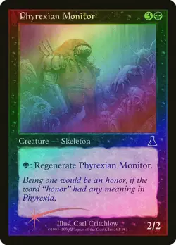 Phyrexian Monitor FOIL Urza's Destiny NM Black Common MAGIC MTG CARD ABUGames - Image 1