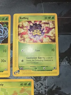 Expedition Base Set Tangela, Hoppip, Koffing 3 Card Lot Pokemon - Image 2