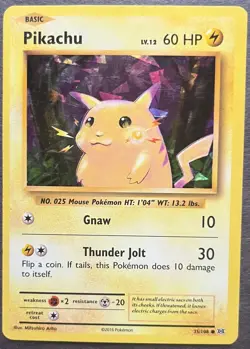 Detective Pikachu SM190 + Cracked Ice Pikachu 35 Lot LP/MP Pokemon Cards - Image 4
