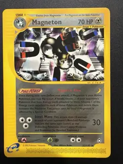 Pokemon TCG Magneton Aquapolis Card 22/147 Regular Rare - Image 1