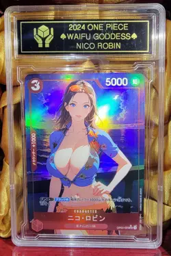 NICO ROBIN One Piece Waifu Goddess CUSTOM CARD NM - Image 2
