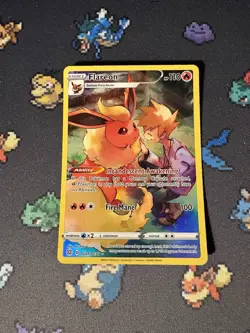 Pokemon Cards Flareon TG01/TG30 Full Art Secret Rare Brilliant Stars - (NM) - Image 1