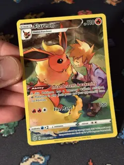 Pokemon Cards Flareon TG01/TG30 Full Art Secret Rare Brilliant Stars - (NM) - Image 2