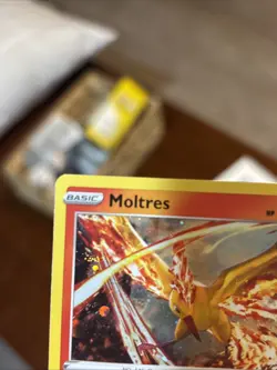 Moltres Cosmos Holo SWIRL 021/172 Brilliant Stars Pokemon Card 2022 Mint/NM - Image 1