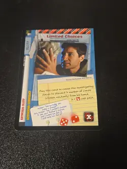 X-FILES CCG, TRUTH IS OUT THERE EDITION, ULTRA RARE CARD, LIMITED CHOICES, MINT! - Image 1