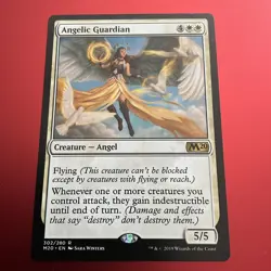 MTG [Angelic Guardian] M20 Core Set 302/280 Reg Rare NM/Unplayed - Image 1