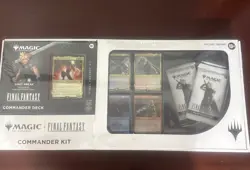 New Sealed Magic The Gathering Final Fantasy Commander Kit Limit Break Cloud - Image 1