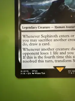 Magic The Gathering: FINAL FANTASY Sephiroth, Fabled SOLDIER Non-Foil Mythic 115 - Image 2