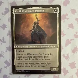 Cecil, Dark Knight MTG Final Fantasy R 0091 Non-Foil NM Pack Fresh - Image 2