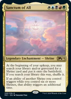 1 x Sanctum of All - Foil - Core Set 2021 - NM-Mint - MTG - Image 1