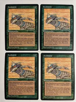 4x Renaissance Sandsturm NM Magic Karte Magic The Gathering Mtg - Image 1