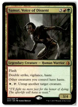 MTG Samut, Voice of Dissent - Amonkhet Heavily Played English - Image 1