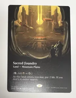 Sacred Foundry (Borderless) Edge of Eternities Regular 282 NM - Image 1