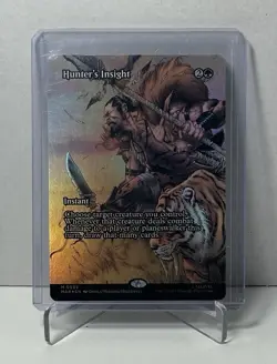 Hunter's Insight - Foil - Borderless - Marvel Universe - Near Mint - Image 1