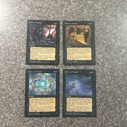 Mtg Hymn To Tourach x4 - Magic the Gathering Hymn To Tourach | ALL 4 Variants - Image 1