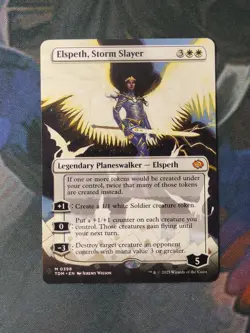 Elspeth, Storm Slayer - Borderless | Tarkir: Dragonstorm | NM | MTG - Image 1