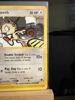 MEOWTH - 121/165 Expedition Base Set LP - Regular Common - Pokemon TCG Card - Image 3