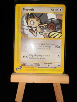 MEOWTH - 121/165 Expedition Base Set LP - Regular Common - Pokemon TCG Card - Image 4
