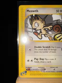 MEOWTH - 121/165 Expedition Base Set LP - Regular Common - Pokemon TCG Card - Image 5