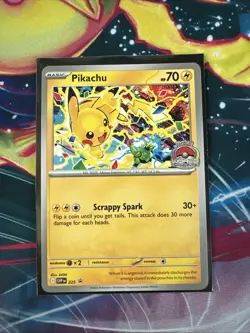Pikachu promo 2025 World Championships SVP EN 225 Pokemon Worlds NEW - Image 1