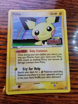 Pichu 21/108 | EX Power Keepers | REVERSE HOLO STAMPED | Pokemon TCG - Image 1
