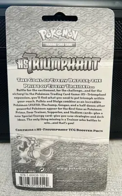 2010 RELEASE! POKEMON HS TRIUMPHANT Blister Booster PACK New *Factory Sealed* 820650801488 - Image 2