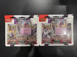 (LOT OF 2) Pokemon TCG Paldea Evolved 3 Pack Blister Tinkatink FACTORY SEALED - Image 1