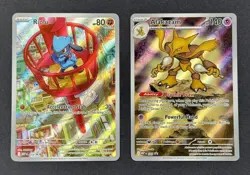 Riolu 010 + Alakazam 009 MEP Pokemon Mega Evolution ETB Black Star Promo IR Holo - Image 1
