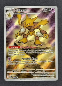 Riolu 010 + Alakazam 009 MEP Pokemon Mega Evolution ETB Black Star Promo IR Holo - Image 3