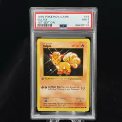Vulpix #68 1st Edition Base Set 1999 Pokemon Game PSA 9 🔥 - Image 1