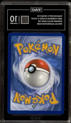 Pokemon Team Rocket's Crobat ex Destined Rivals SIR #234 TAG 10 Gem Mint - Image 2