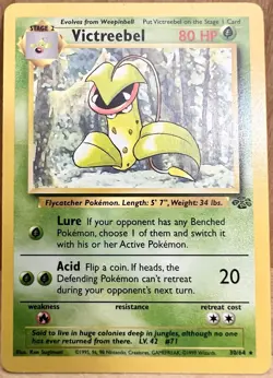 Victreebell Pokemon TCG Jungle Set Unlimited 30/64 Rare Non-Holo LP - Image 2