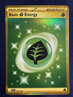 Grass Energy 278/193 (Gold) Secret Rare Pokemon Paldea Evolved NM/M Fresh pull - Image 1