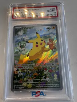 PSA 10 2024 POKEMON SVP EN PIKACHU #088 PALDEA ADVENTURE CHEST PROMO - Image 2