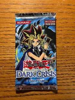 Yu-gi-oh Yugioh DARK CRISIS ENGLISH EDITION Sealed BOOSTER PACK - Image 1