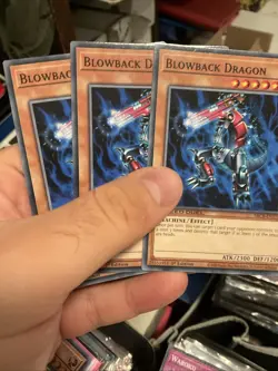 3X Blowback Dragon SBCB-EN176 Speed Duel: Battle City Box 1st Edition - Image 1