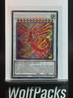 2025 Yu-Gi-Oh! TCG - Crimson Dragon RA04-EN061 1st Edition Secret Rare - Image 1