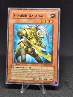 Yu-Gi-Oh! X-Saber Galahad 5DS2-EN0205D's 1st Edition NM - Image 1