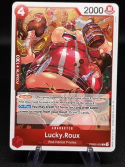 Lucky.Roux PRB02-003 R ONE PIECE Card The Best 2 - ONE PIECE Card Game ENGLISH - Image 1
