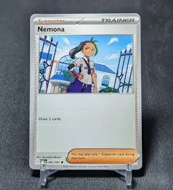 Nemona Regular Common Supporter 2024 Paldean Fates Pokemon TCG Card 082/091 - Image 1
