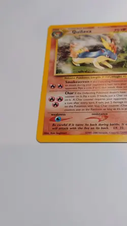 Pokemon TCG Quilava Neo Genesis Card 47/111 Unlimited Uncommon LP - Image 5