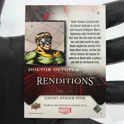 Marvel Card Doctor Octopus 4 Pink /199 Fleer Upper Deck Renditions [NM] - Image 3