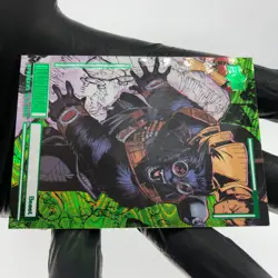 Marvel Card Avengers vs X-Men Beast C67 Green Holo Allegiance Upper Deck [NM] - Image 5
