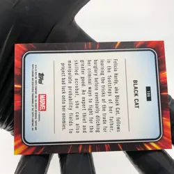 Marvel Card Black Cat 106 Yellow Lava Refractor Topps Chrome 2025 [NM] 2 - Image 4