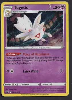 Togetic SWSH: Sword & Shield Promo Cards SWSH276 Near Mint NM Cosmos Holo Rare - Image 5